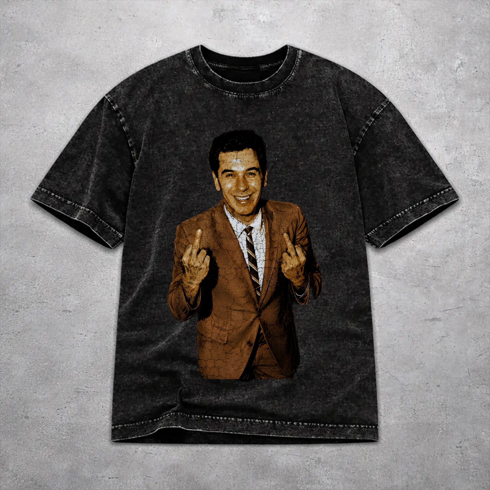 1950S Fashion Men'S - T-shirt style délavé Freddy Cannon, star