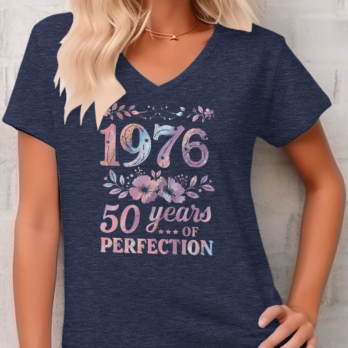 Men'S Fashion Over 50 - T-shirts commémoratifs du 50e anniversaire, col