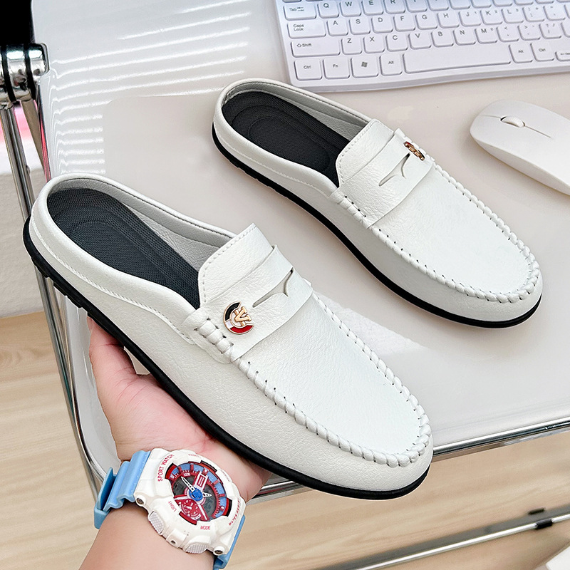 Men'S Fashion Loafers - Hommes pantoufles mode mocassins en cuir