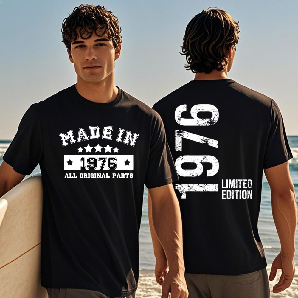 Men'S Fashion Over 50 - T-shirt pour homme et femme, 50e