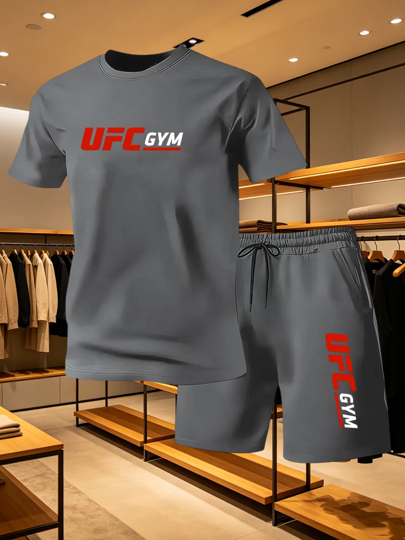 Quality Men'S Fashion - Ensemble décontracté UFC pour hommes :
