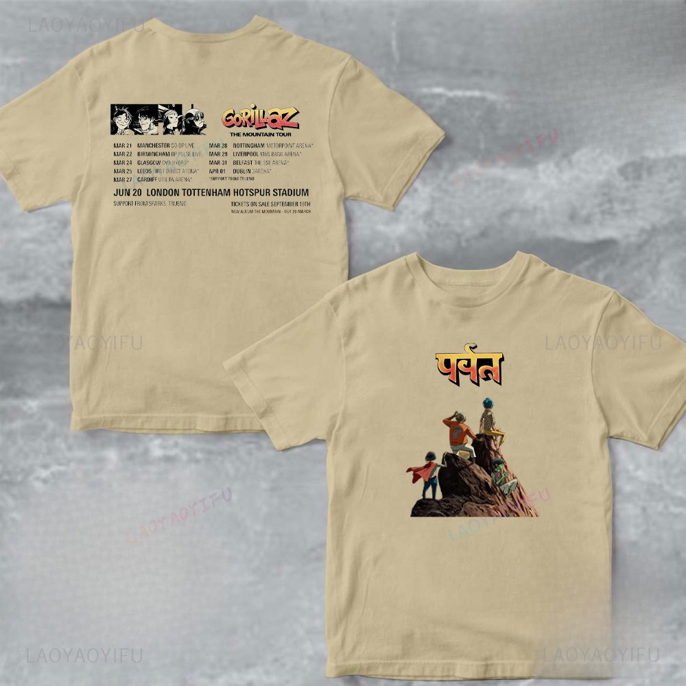 Men'S Fashion Uk - T-Shirt en coton unisexe Gorillaz The