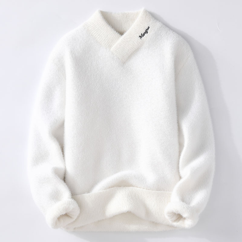 Mens Fashion Mullet - Pulls d'hiver pour hommes, style coréen,
