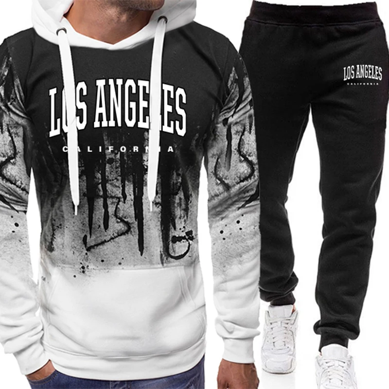 Men'S Fashion Clothing - Ensemble de survêtement pour homme, imprimé
