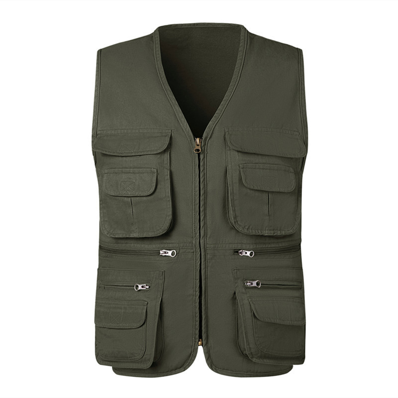Tactical Vest Men - Été Hommes DulHiking Pêche GlaMulti-poches prolifération