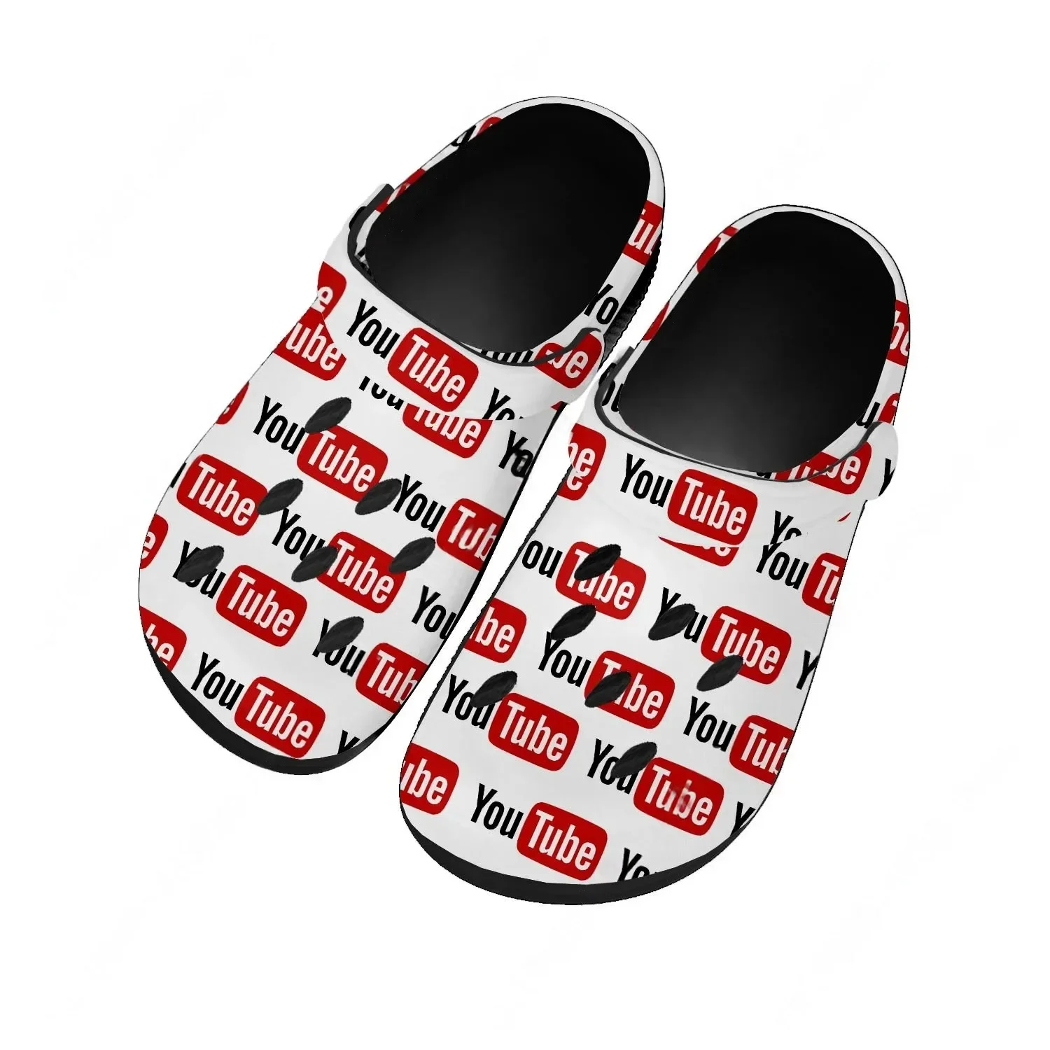 Men Fashion Youtuber - Sandales YouTube pour femmes et adolescentes,