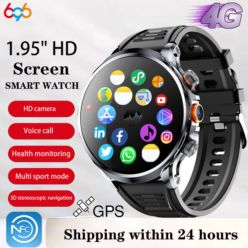 Men'S Fashion App - Nouveaux hommes 4G montres intelligentes GPS