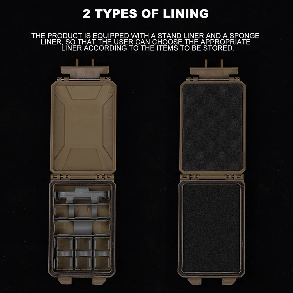 Tactical Vest Men - Boîte de rangement de batterie, étui