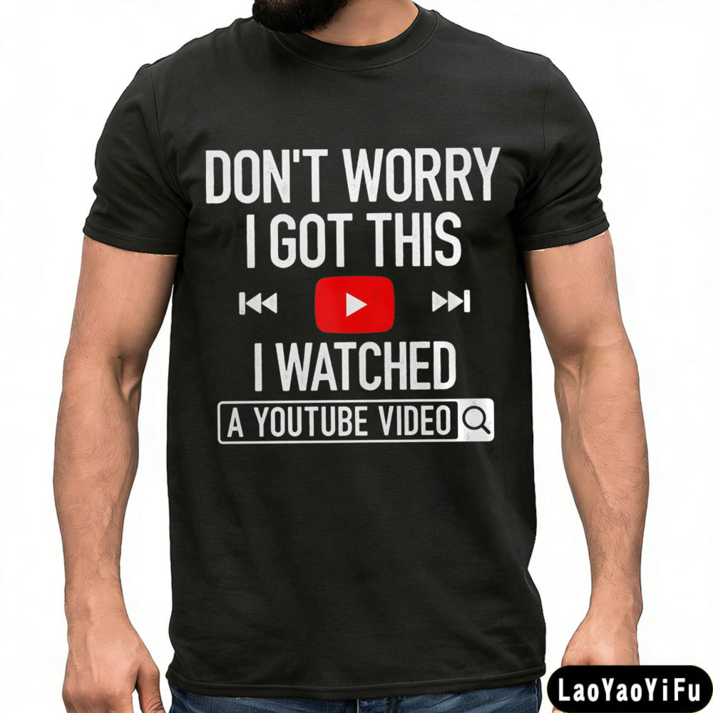 T-shirt drôle pour hommes avec - Men Fashion Youtuber avis et prix