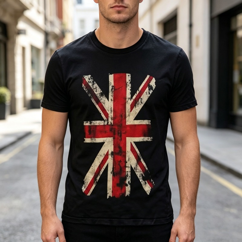 T-shirt graphique Union Jack,  - Men'S Fashion Uk avis et prix