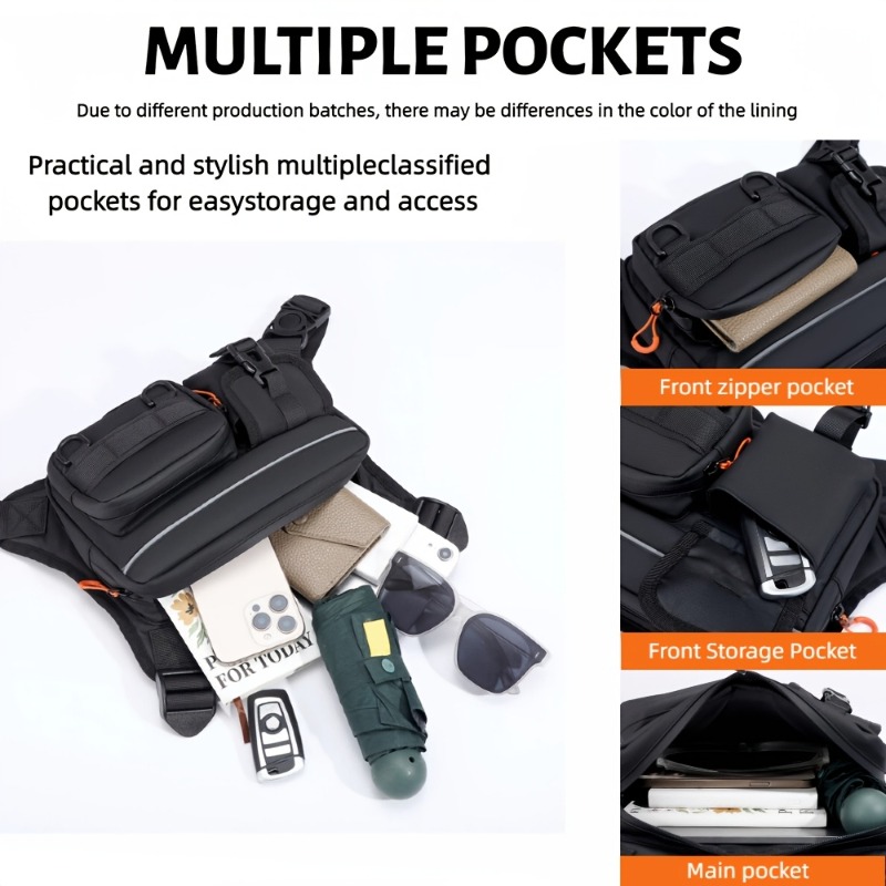 Sac de poitrine tactique pour  - Tactical Vest Men avis et prix