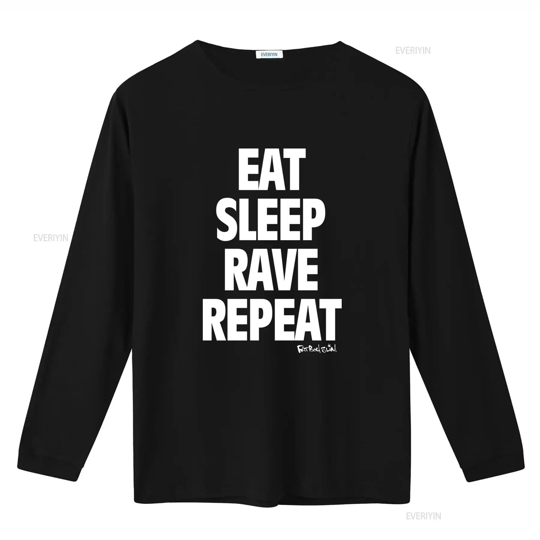 T-shirt Fatboy Slim Eat Sleep  - Men Fashion Rave avis et prix
