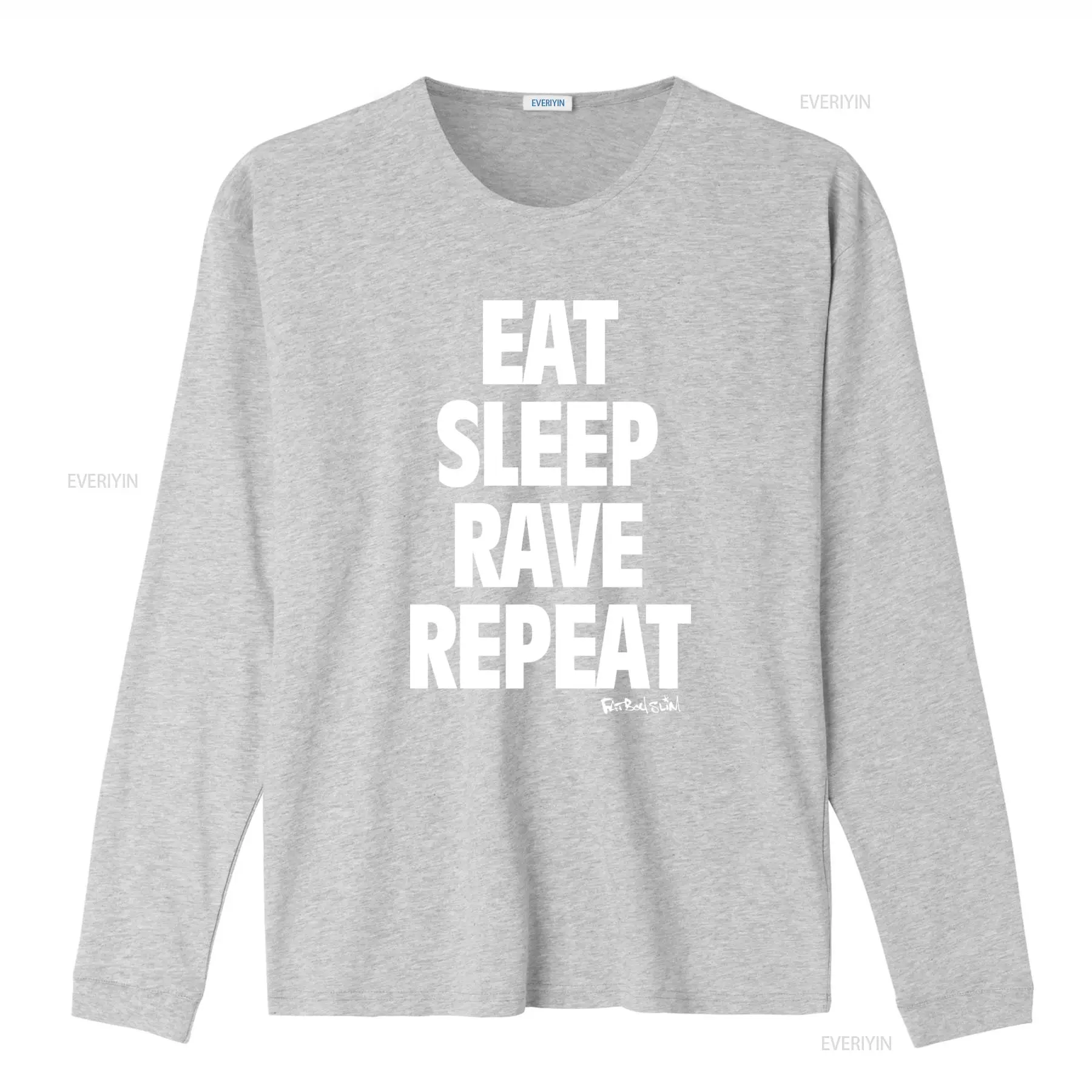T-shirt Fatboy Slim Eat Sleep  - Men Fashion Rave avis et prix