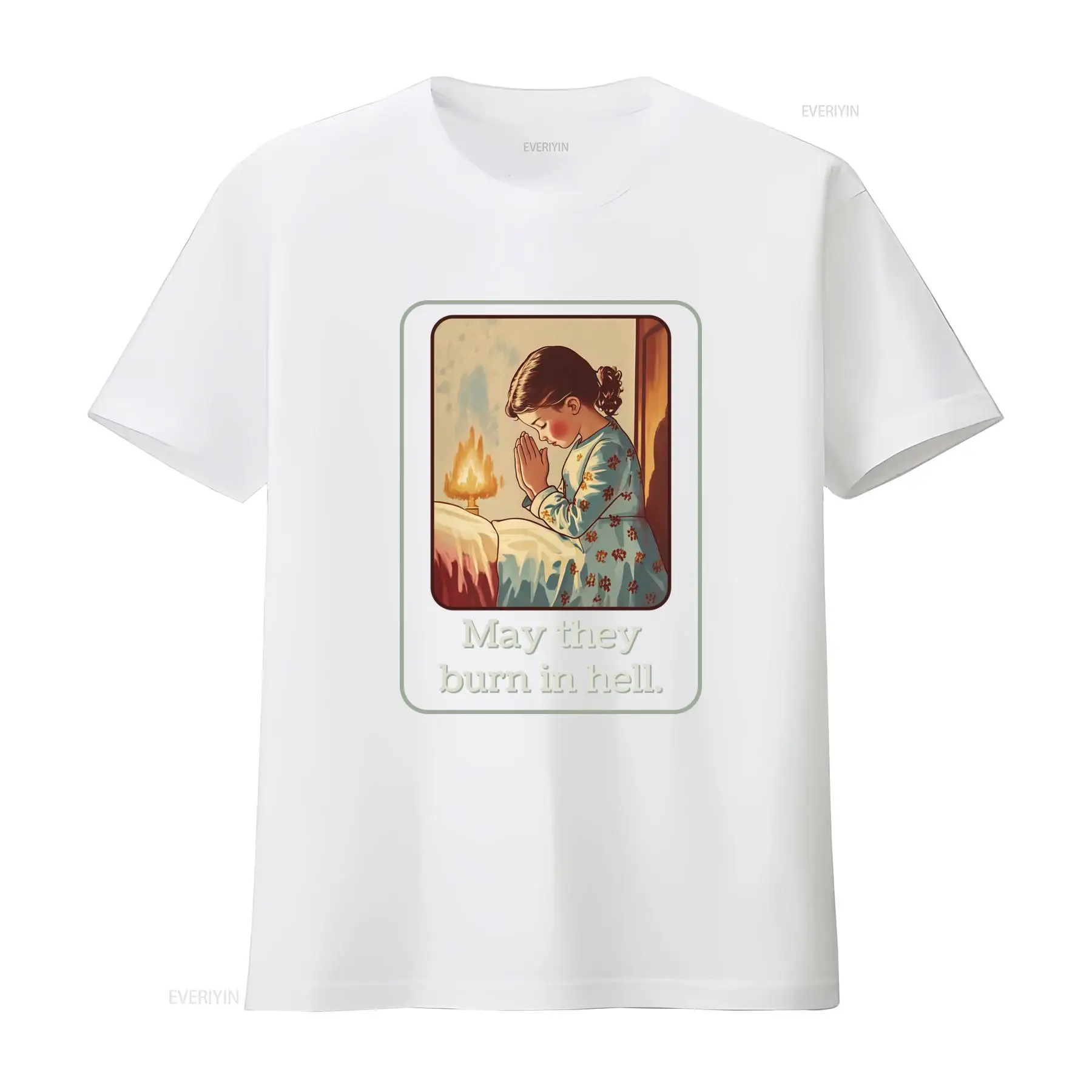 T-shirt « May They Burn In Hel - 1950S Fashion Men'S avis et prix