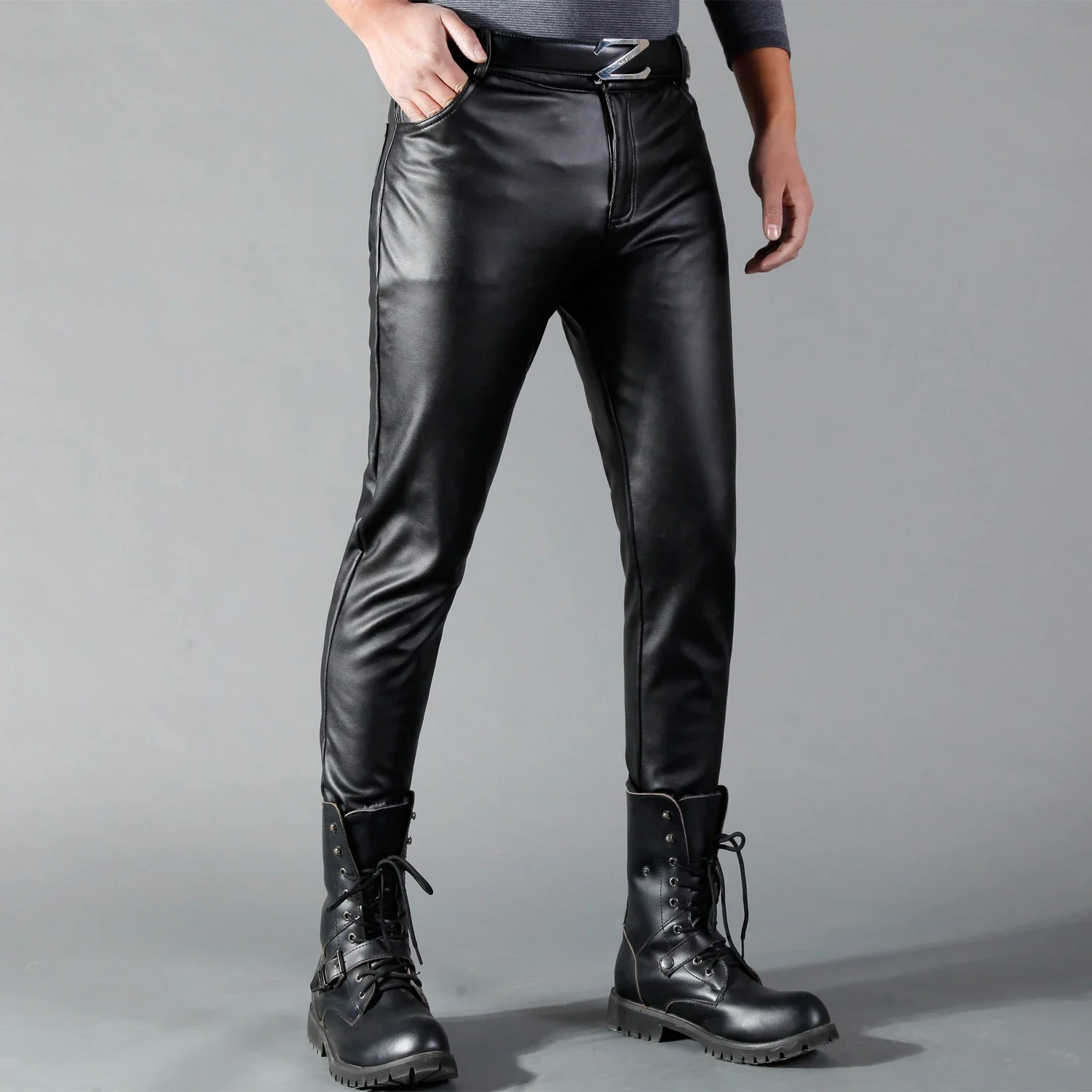 Pantalon en cuir pour hommes,  - Men Fashion Rave avis et prix