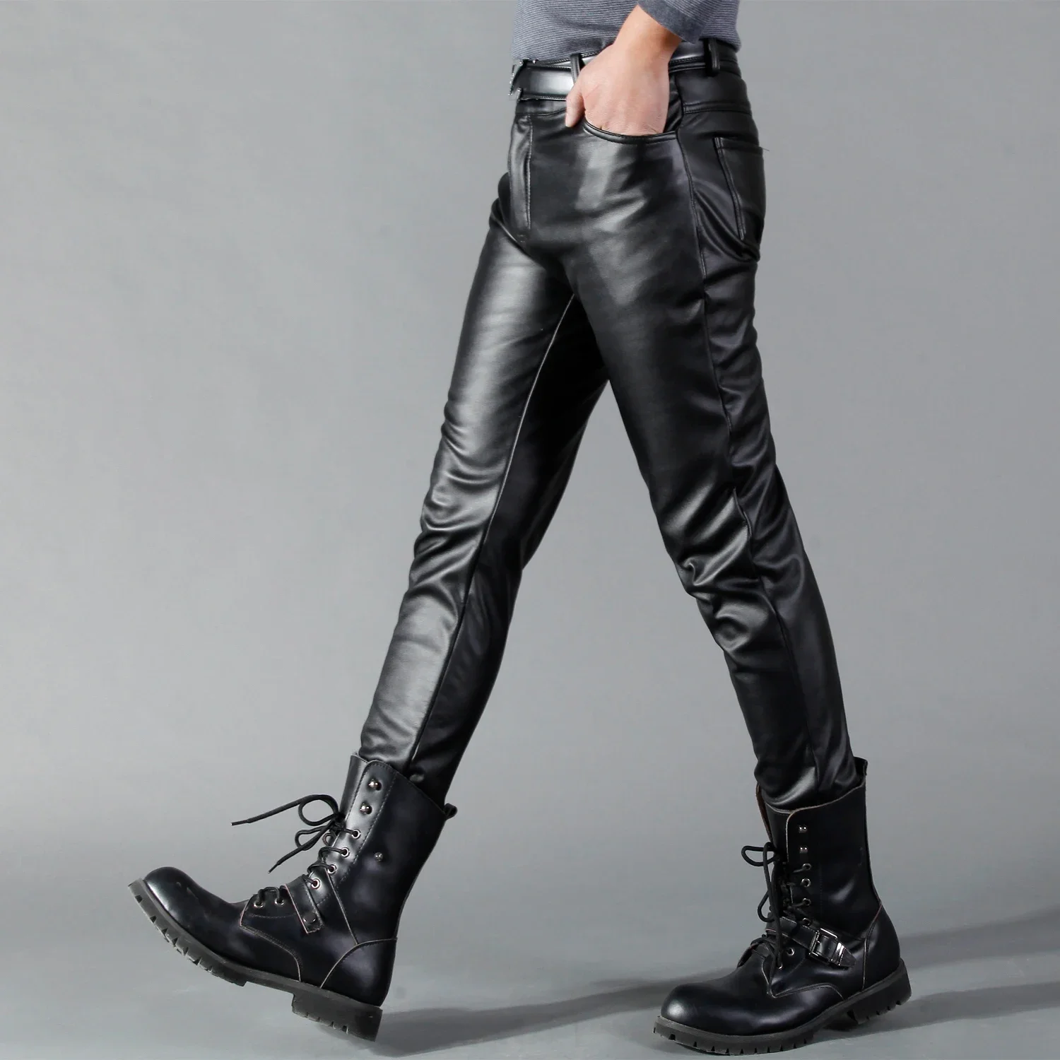 Pantalon en cuir pour hommes,  - Men Fashion Rave avis et prix