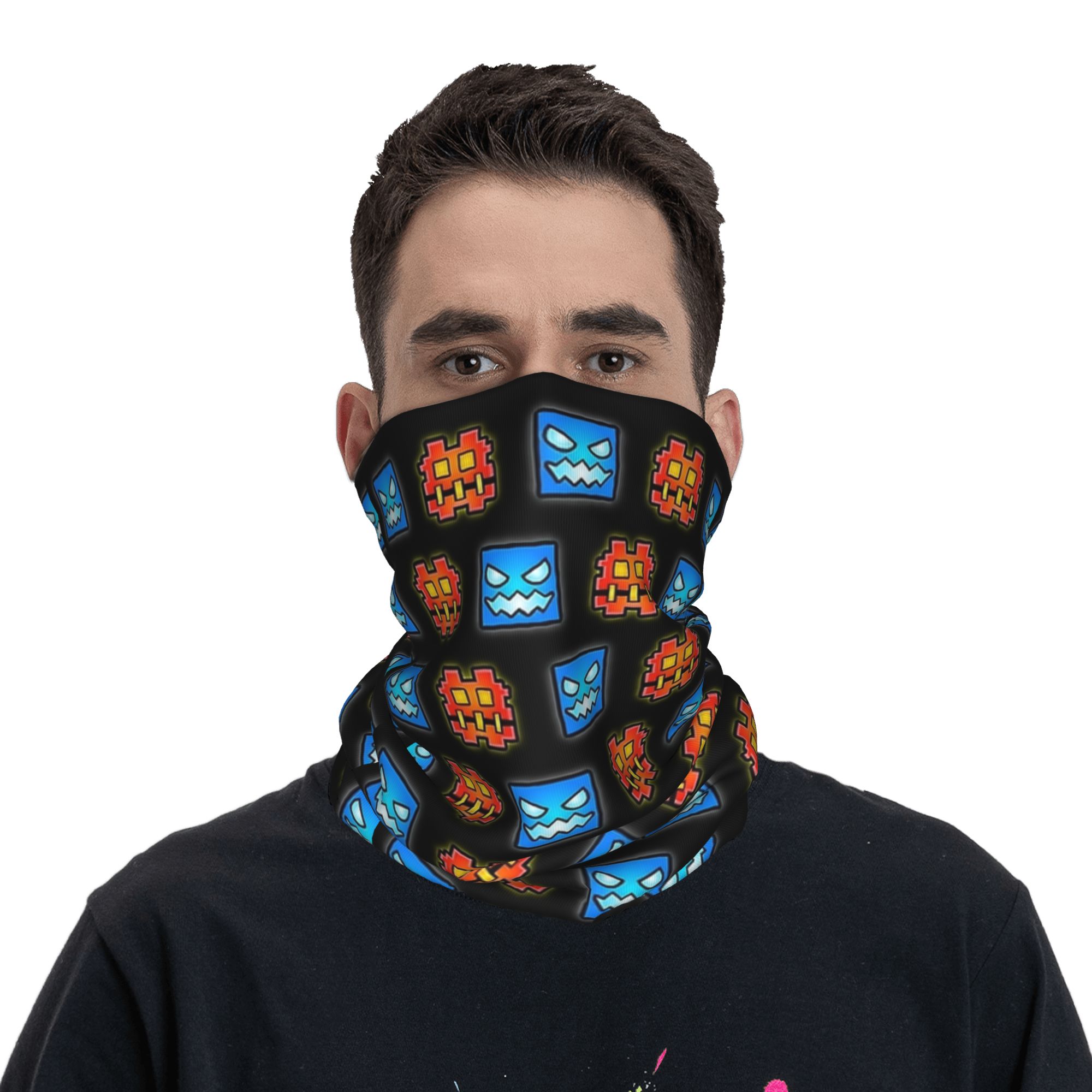 Cache-cou Bandana Geometric Da - Men'S Fashion App avis et prix