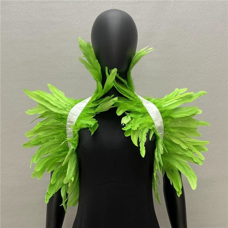 Châle Gothique en Plumes Natur - Men Fashion Rave avis et prix
