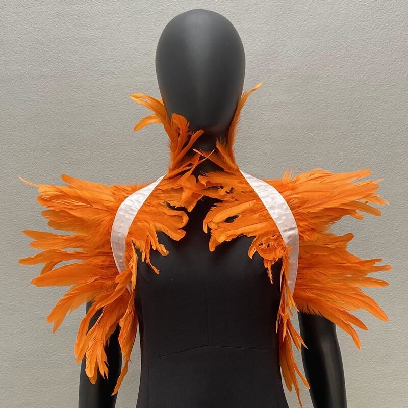 Châle Gothique en Plumes Natur - Men Fashion Rave avis et prix