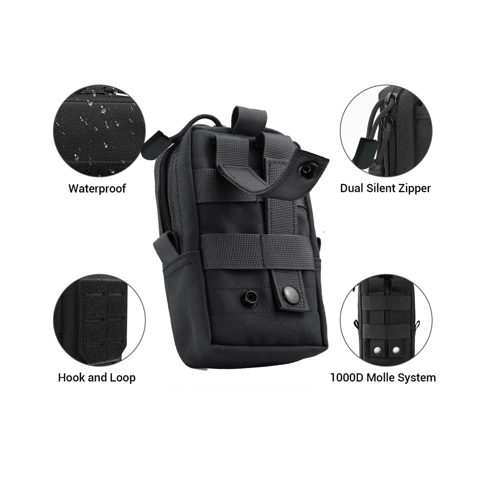 DulMolle-Sac banane en poudre  - Tactical Vest Men avis et prix