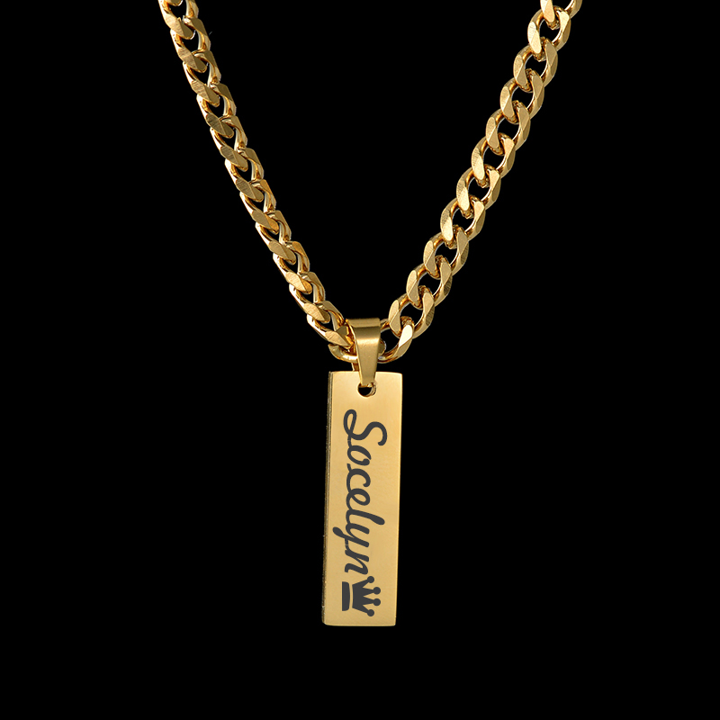 Goxijite – collier avec nom gr - Men Fashion Rave avis et prix