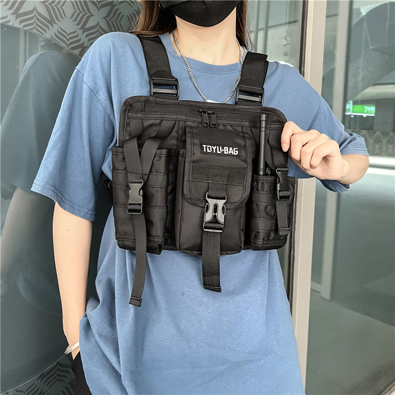 Hip-hop Streetwear dames sac d - Tactical Vest Men avis et prix