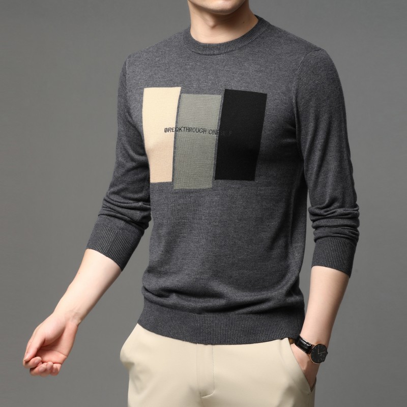 Pull tricoté jacquard pour hom - Mens Fashion Mullet avis et prix
