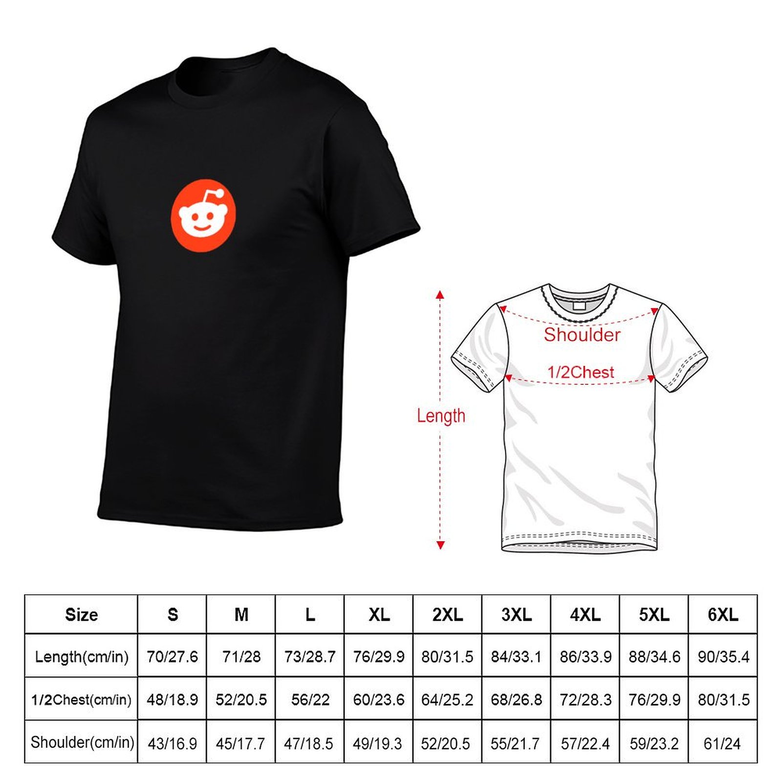 T-shirt avec logo Reddit, T-sh - Men'S Fashion Reddit avis et prix