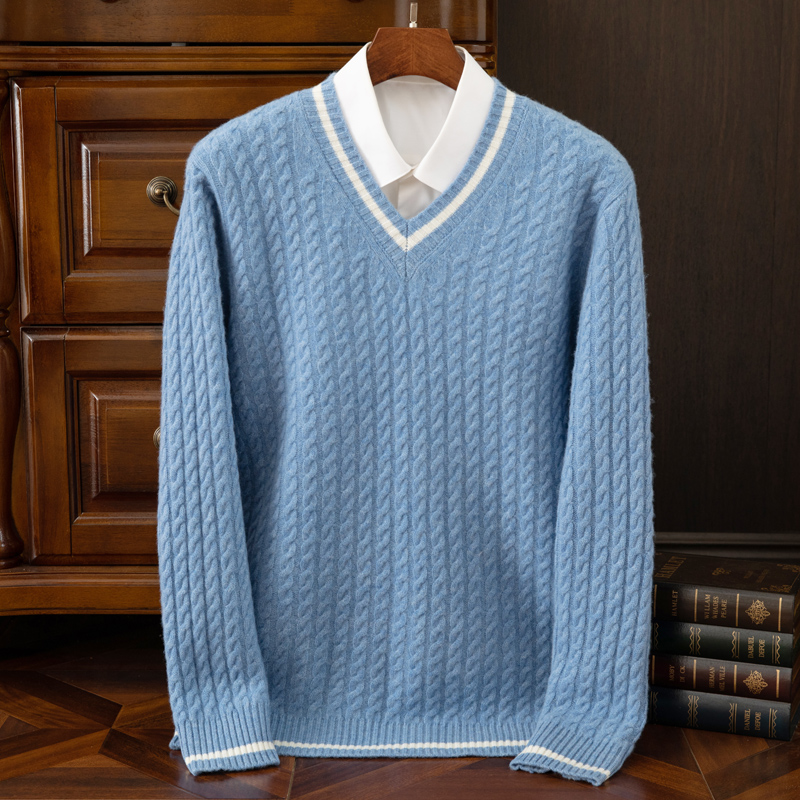 Pull en cachemire pur 100% pou - Mens Fashion Mullet avis et prix