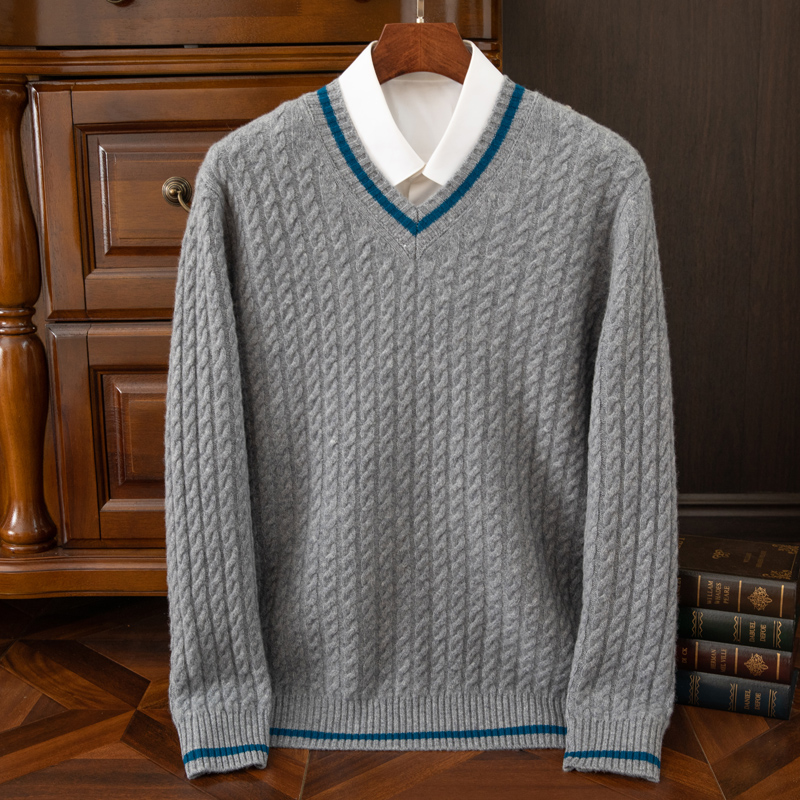 Pull en cachemire pur 100% pou - Mens Fashion Mullet avis et prix