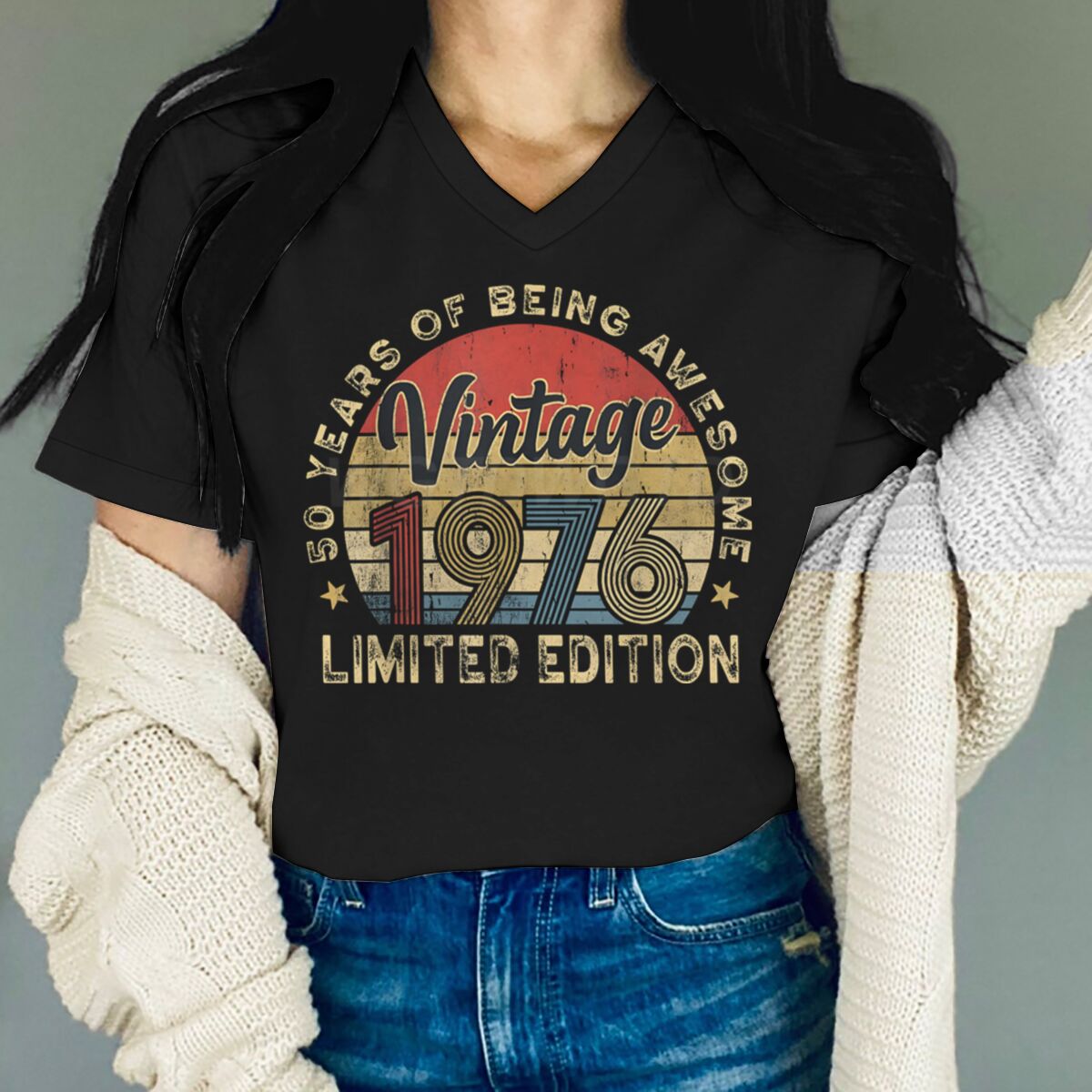 T-shirt vintage imprimé « 50 Y - Men'S Fashion Over 50 avis et prix