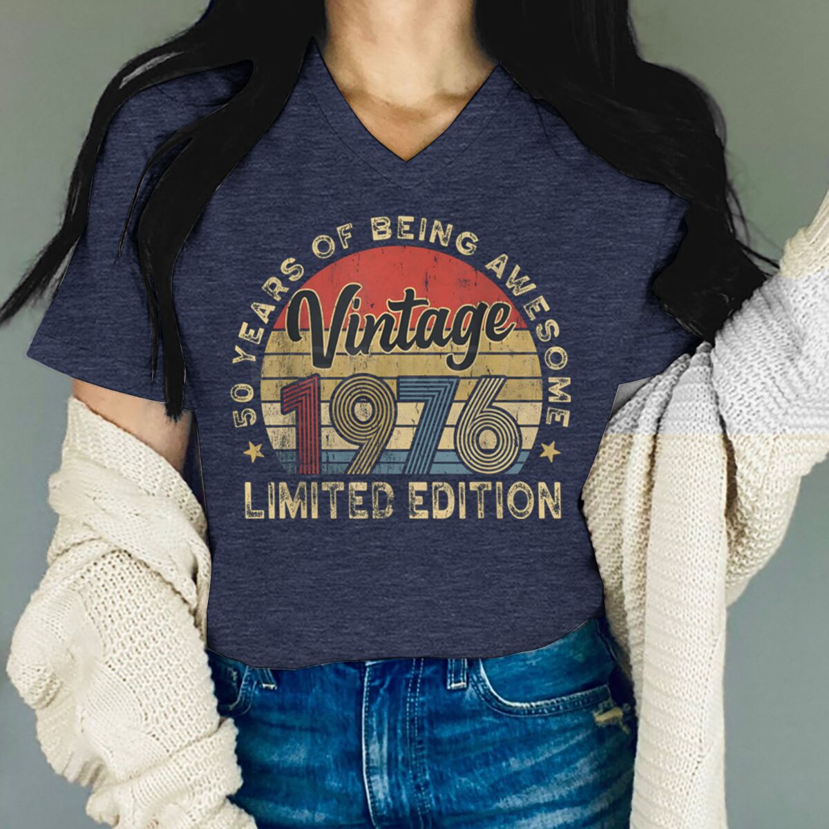 T-shirt vintage imprimé « 50 Y - Men'S Fashion Over 50 avis et prix